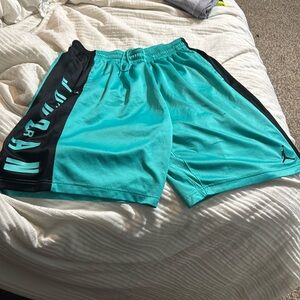 Teal Jordan shorts